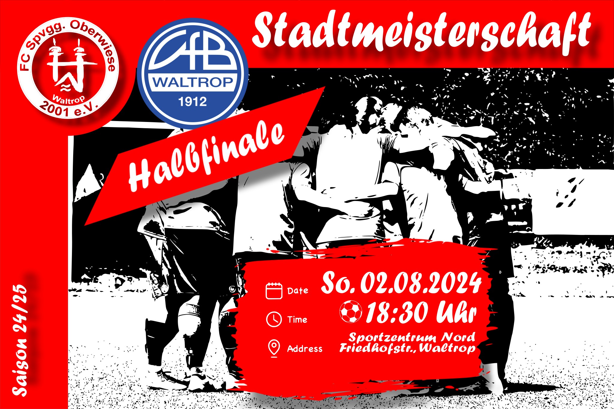 Mehr über den Artikel erfahren 02.08.2024 Halbfinale Stadtmeisterschaft